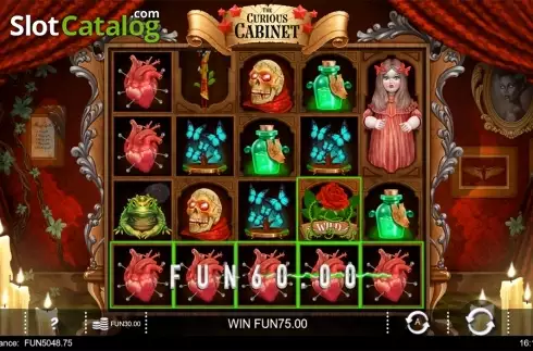 Скрин5. The Curious Cabinet слот