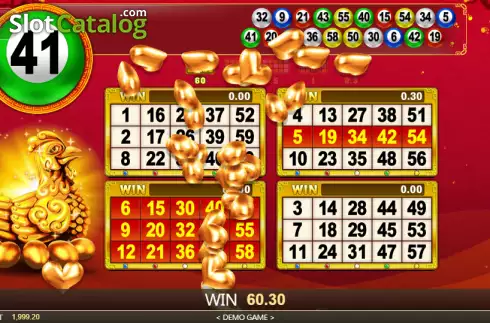 Скрин2. Gold Rooster Lottery слот
