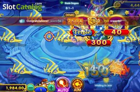 Скрин2. Shade Dragons Fishing слот