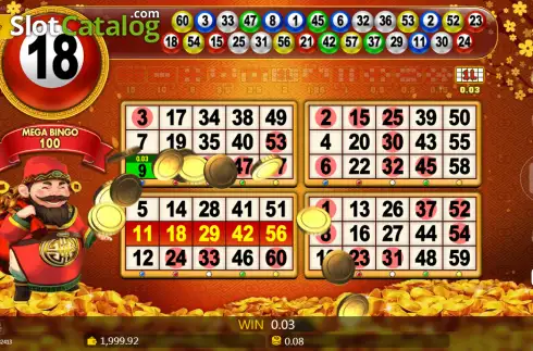 Скрин3. Caishen Bingo слот