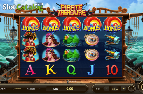 Скрин2. Pirate Treasure (JDB) слот