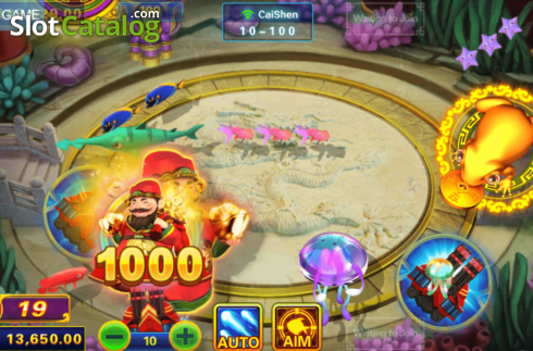 Скрин3. Cai Shen Fishing слот
