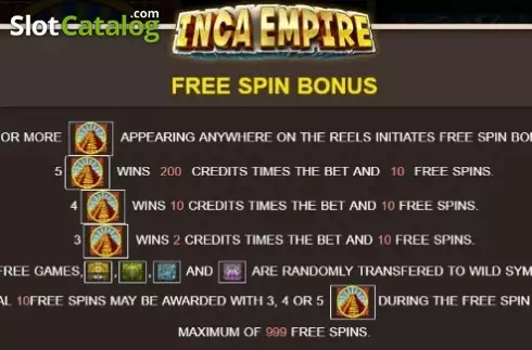 Скрин5. Inca Empire слот