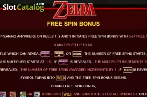 Скрин4. Zelda слот