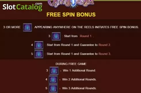 Скрин4. Crystal Realm слот