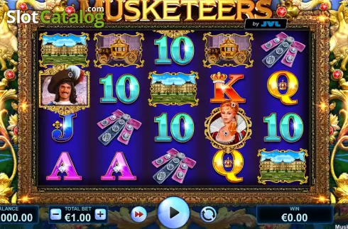 Скрин2. Musketeers (JVL) слот