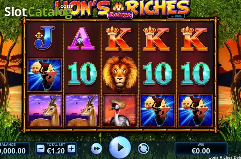Скрин3. Lions Riches Deluxe слот
