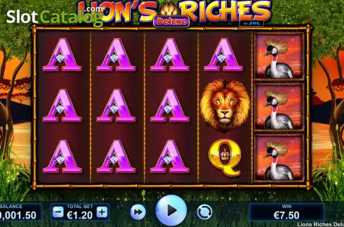 Скрин4. Lions Riches Deluxe слот