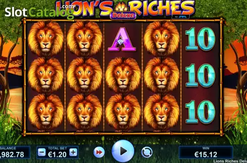 Скрин6. Lions Riches Deluxe слот