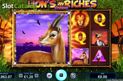 Скрин7. Lions Riches Deluxe слот