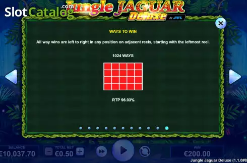 Скрин9. Jungle Jaguar Deluxe слот