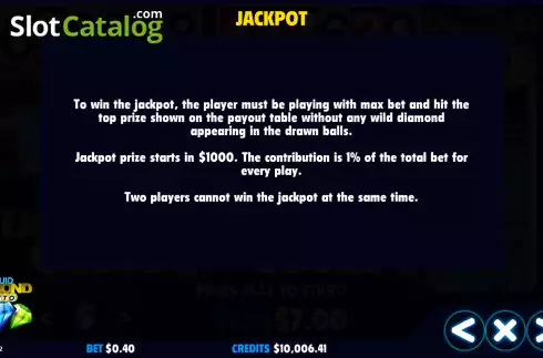 Скрин6. Liquid Diamond Lotto слот