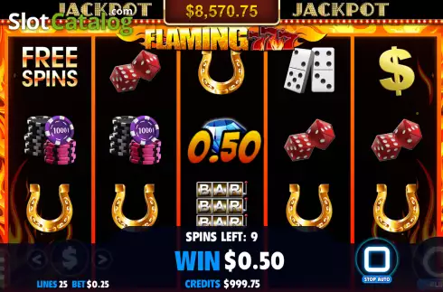 Скрин3. Flaming Seven (Jackpot Software) слот