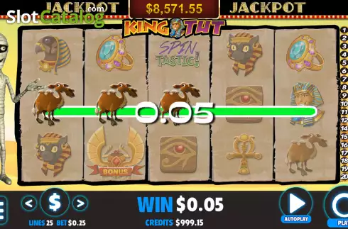 Скрин3. King Tut (Jackpot Software) слот