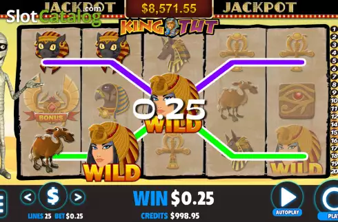 Скрин4. King Tut (Jackpot Software) слот