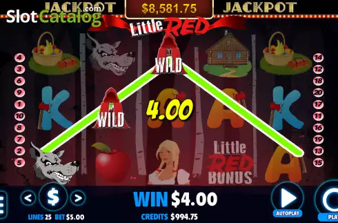 Скрин3. Little Red (Jackpot Software) слот