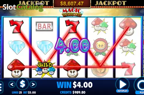 Скрин4. Magic Mushrooms (Jackpot Software) слот