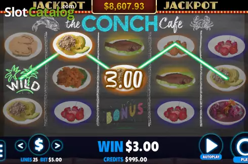 Скрин3. The Conch Cafe слот