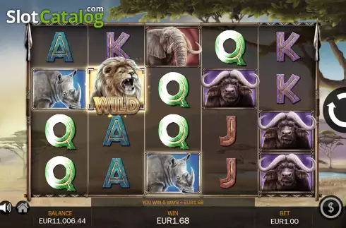 Скрин5. Savanna Roar слот