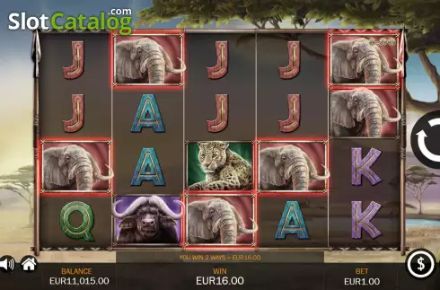 Скрин6. Savanna Roar слот