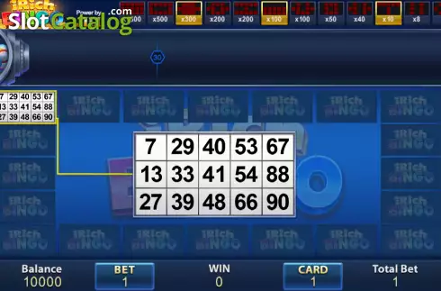 Скрин2. iRich Bingo слот