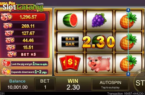 Скрин3. Fortune Pig (Jili Games) слот