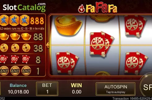 Скрин3. FA FA FA (Jili Games) слот