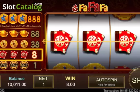 Скрин5. FA FA FA (Jili Games) слот