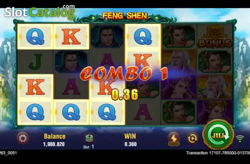 Скрин5. Feng Shen (Jili Games) слот