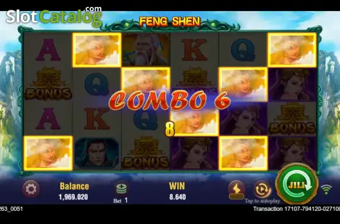 Скрин7. Feng Shen (Jili Games) слот