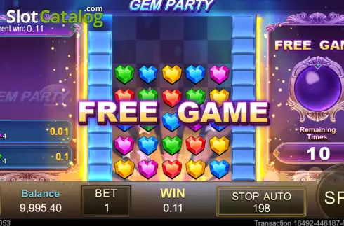 Скрин6. Gem Party слот