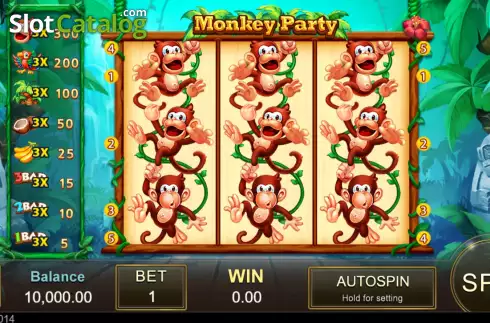 Скрин2. Monkey Party слот