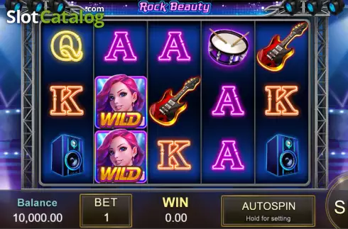 Скрин2. Rock Beauty слот