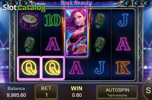 Скрин3. Rock Beauty слот