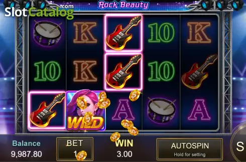 Скрин4. Rock Beauty слот