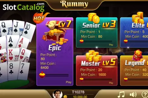 Скрин2. Rummy слот