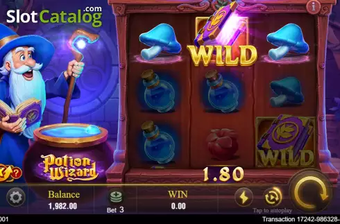 Скрин3. Potion Wizard (Jili Games) слот