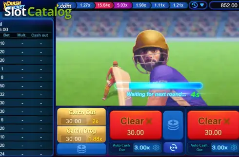 Скрин4. Crash Cricket слот