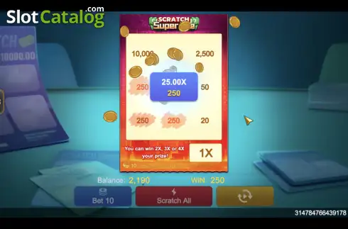 Скрин4. Super Ace Scratch слот