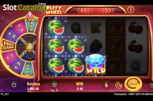 Скрин3. Fruity Wheel (Jili Games) слот