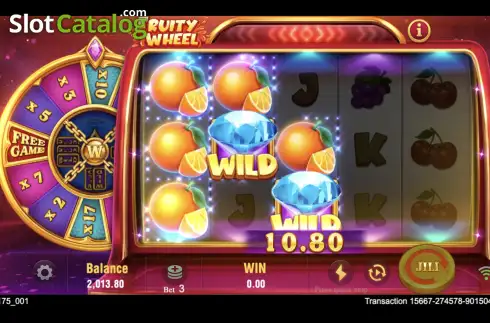 Скрин5. Fruity Wheel (Jili Games) слот