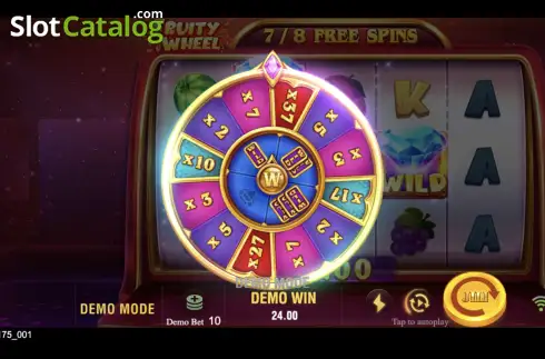 Скрин8. Fruity Wheel (Jili Games) слот
