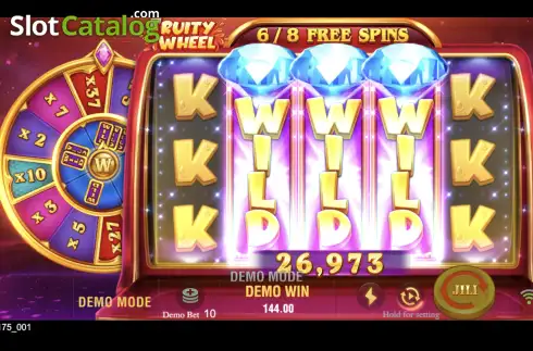 Скрин9. Fruity Wheel (Jili Games) слот