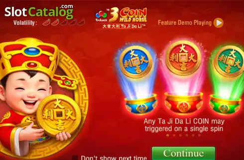 Скрин2. 3 Coin Wild Horse (Jili Games) слот