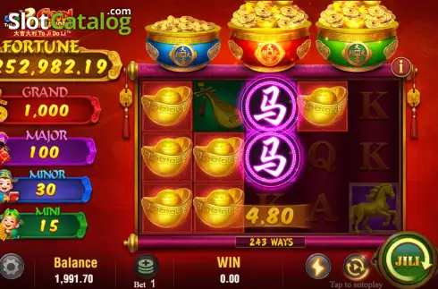 Скрин5. 3 Coin Wild Horse (Jili Games) слот