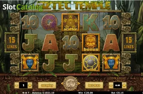 Скрин2. Aztec Temple (Join Games) слот