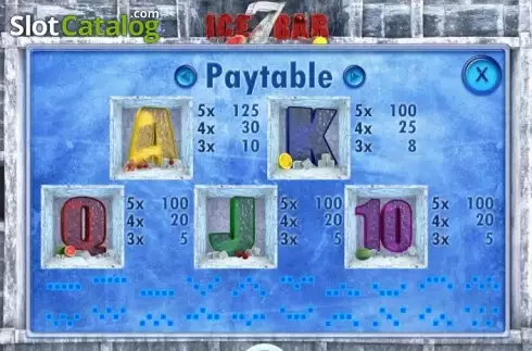 Скрин3. Ice 7 Bar слот