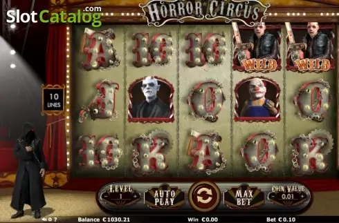 Скрин2. Horror Circus слот