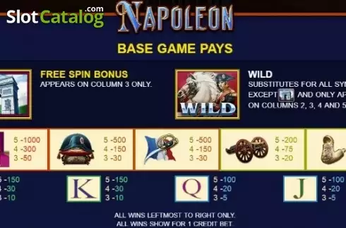 Скрин5. Napoleon (JDB) слот