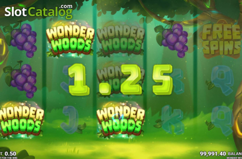 Скрин3. Wonder Woods слот